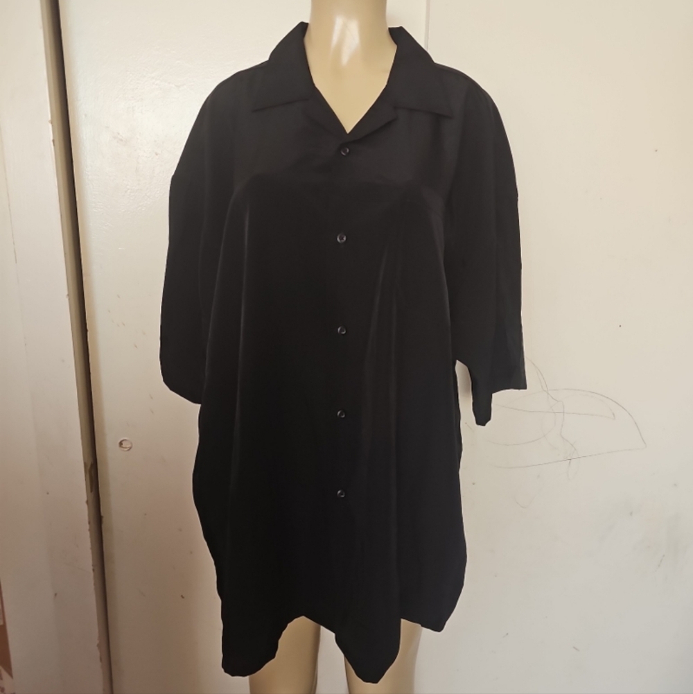 Police Black Short Sleeve Shirt